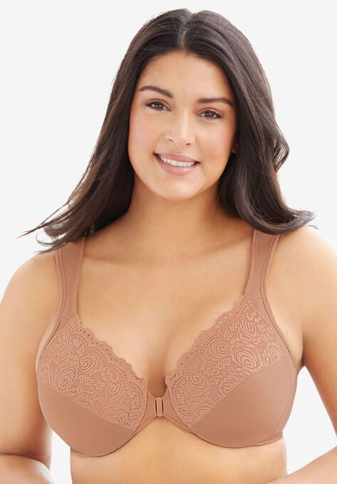 Glamorise Wonderwire Front Close Underwire Bra