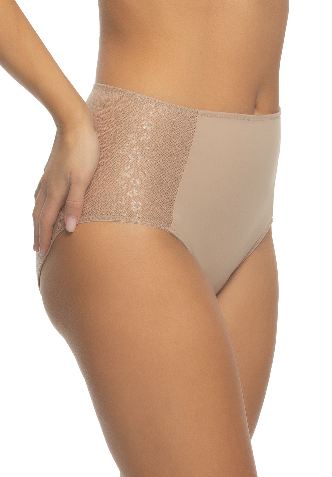 Prima Shaping Hi-Cut Brief, DUNE DUN, alternate image number 2