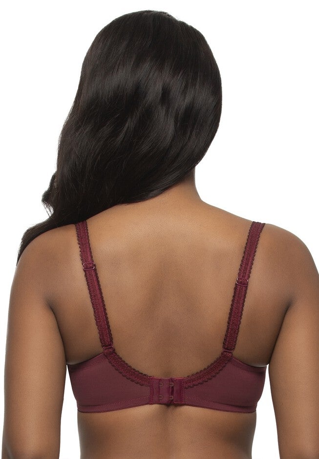 Fleurs Embroidered Unlined Bra, , alternate image number 2