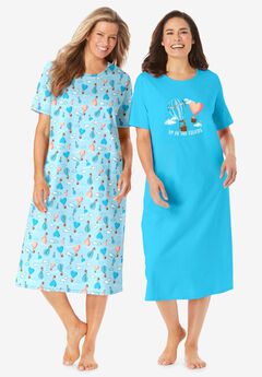 2-Pack Long Sleepshirts