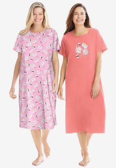 2-Pack Long Sleepshirts