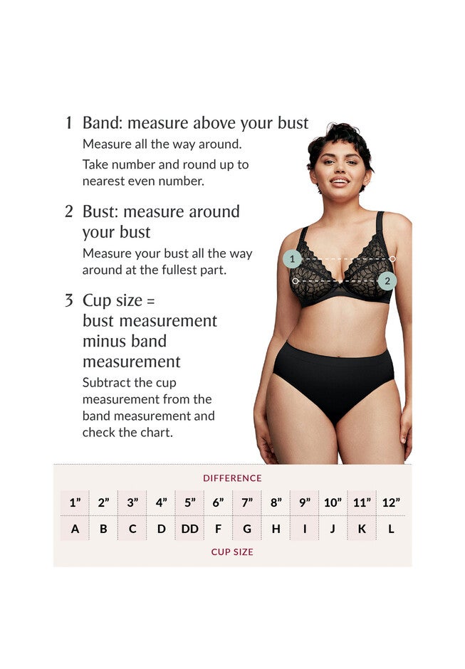 Full Figure Plus Size Lacey T-Back Front-Close WonderWire Bra Underwire 9246, , on-hover image number 1