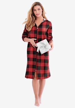 Short Hooded Sweatshirt Robe