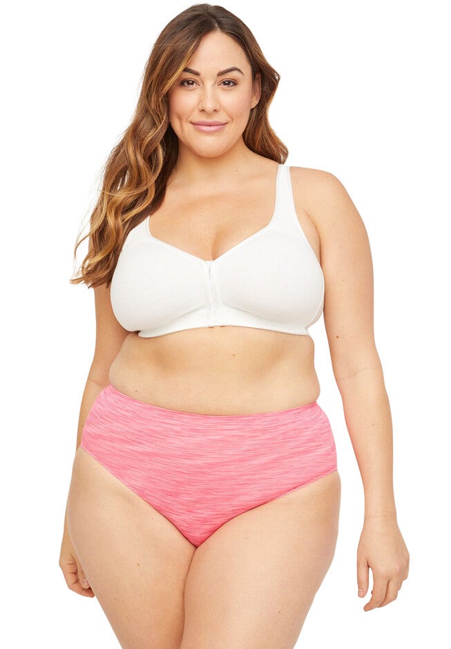 Seamless Hi-Cut Brief Panty, BRIGHT ROSE, hi-res image number null