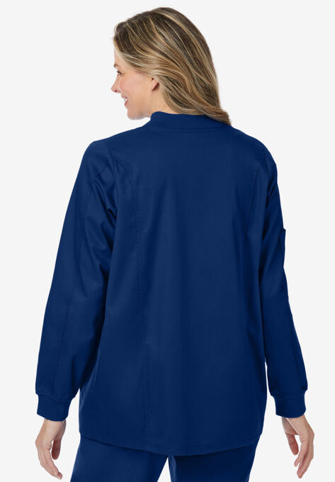 Snap Front Scrub Jacket, , on-hover image number null