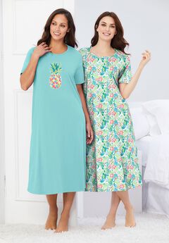 2-Pack Long Sleepshirts