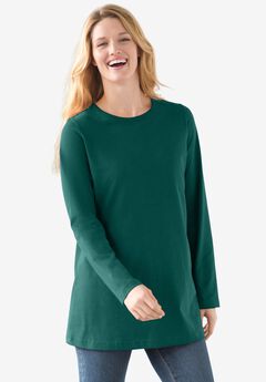 Perfect Long-Sleeve Crewneck Tee