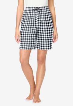 Plus Size Cotton Drawstring Shorts