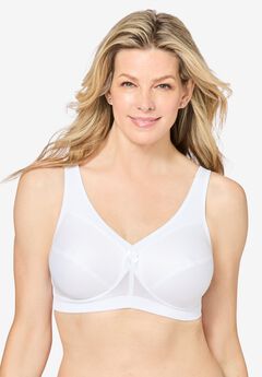 Plus Size White Sports Bra