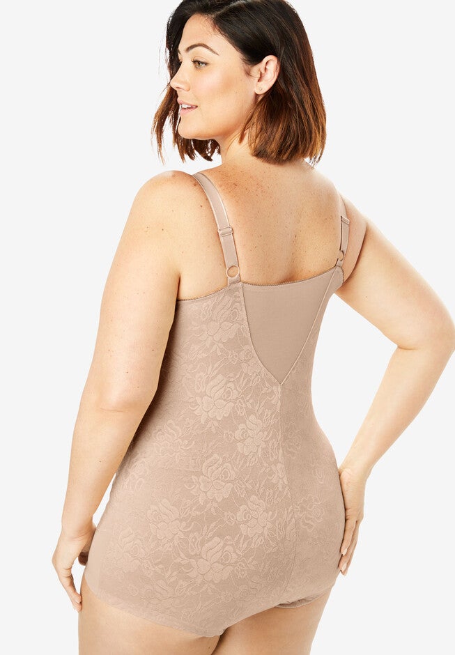 Smooth Lace Body Briefer , , on-hover image number 1