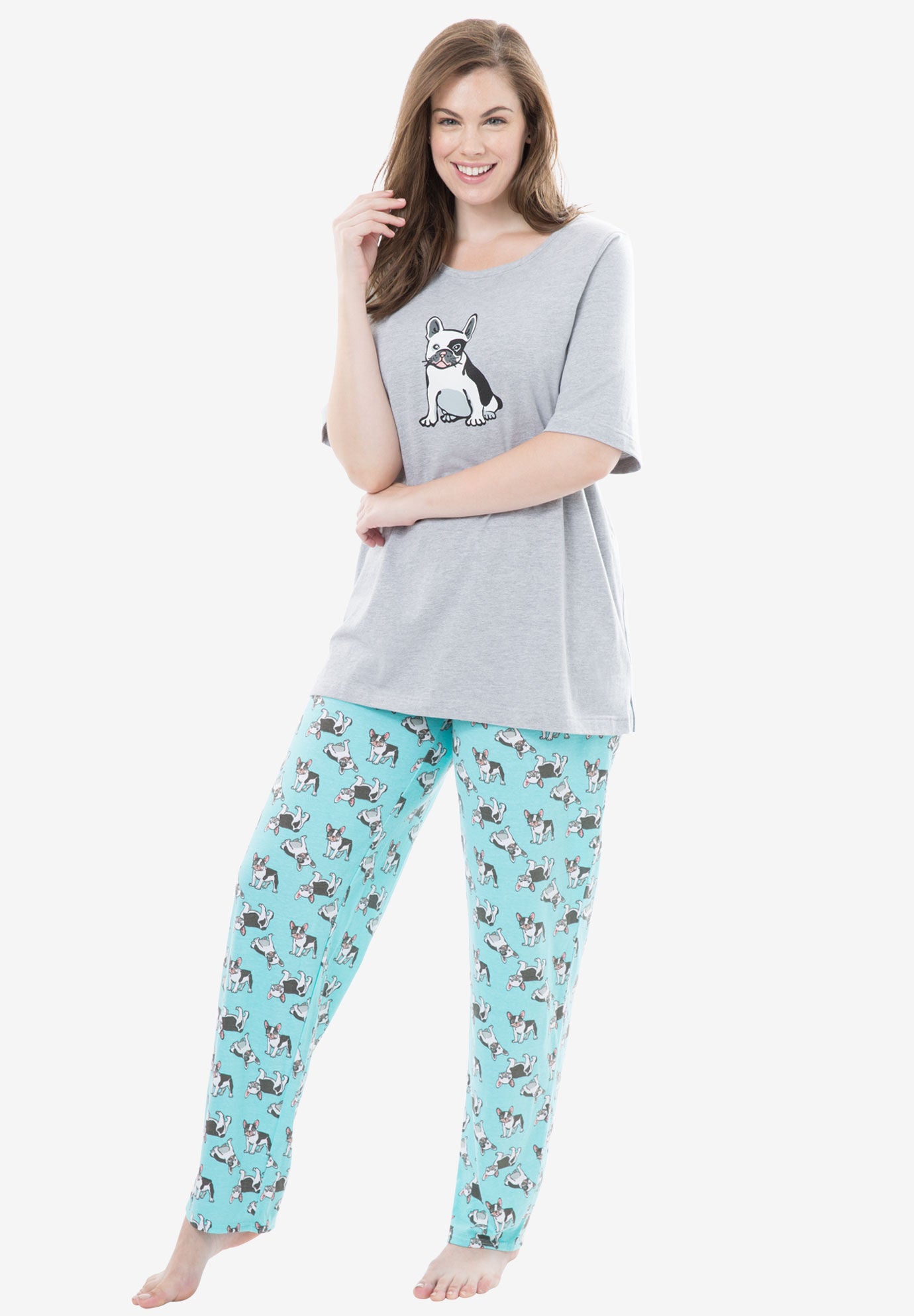 womens plus size pajama sets roamans womens plus size pajamas