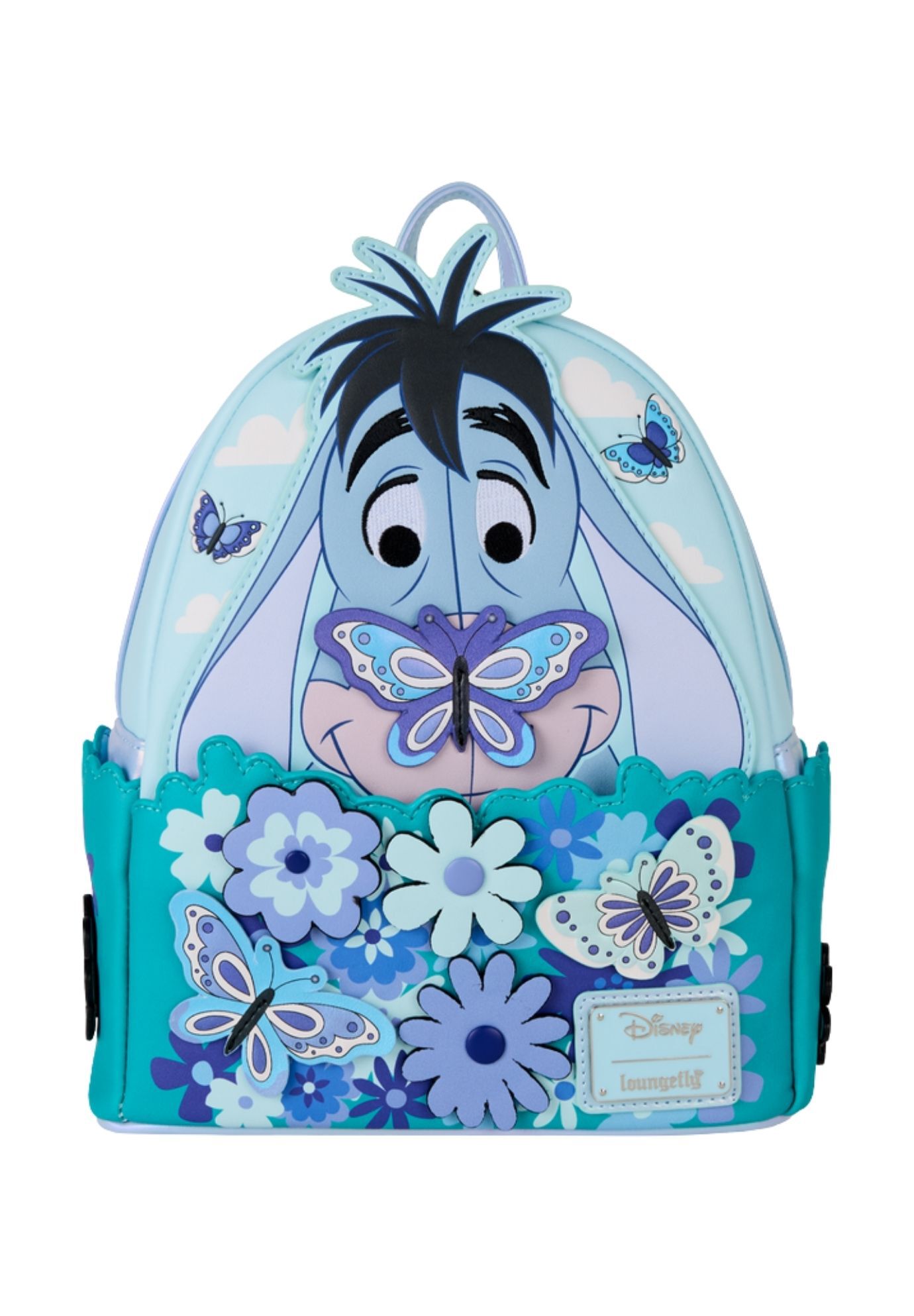 Mini Backpack Faux Leather Adjustable Straps Disney Eeyore Cosplay Handbag Loungefly x Disney Winnie The Pooh Eeyore Cosplay Mini  main image 2