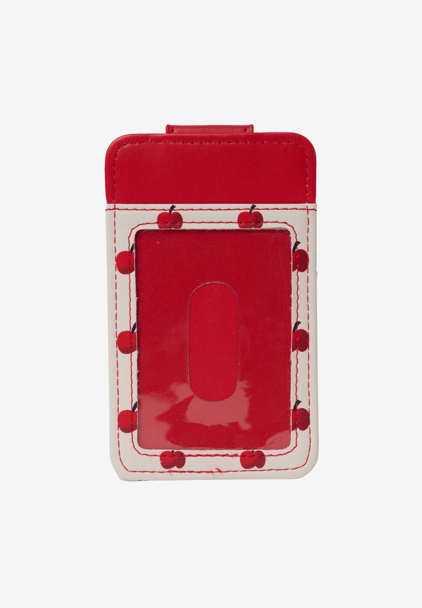 Womens Disney Snow White Card Holder Wallet Button Snap Closure, RED, on-hover image number 1