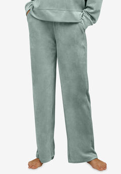 Wide Leg Velour Lounge Pants