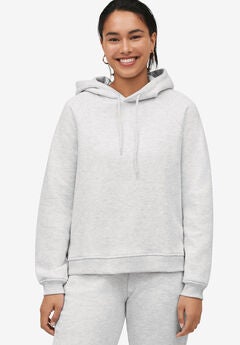Hooded Fleece Boxy Sweatshirt