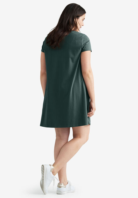 A-Line Tee Dress, , on-hover image number null