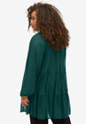 Swiss Dot Tiered Tunic, , on-hover image number null