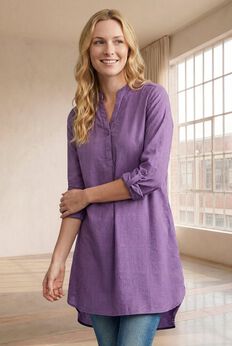 Plus Size 3/4 Sleeve Tops