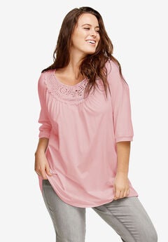 Crochet Trim Tunic