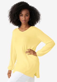 Plus Size V Neck Tunics