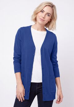 Plus Size Embroidered Cardigans