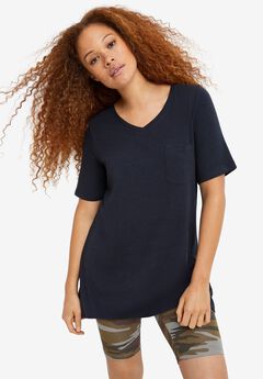 V-neck A-line Tunic