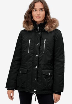 4-Pocket High-Low Parka