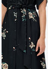Keyhole-Back Button-Front Shirtdress, , alternate image number null