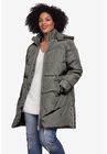 Long Puffer Coat, DEEP GREY, hi-res image number null