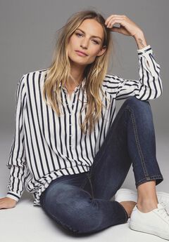 Button Placket Popover Tunic