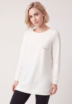 French Terry Love Tunic Sweatshirt
