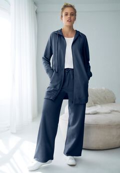 Wide Leg French Terry Sweatpant