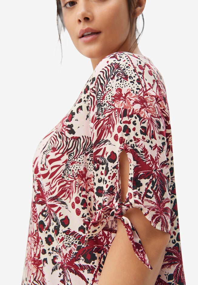 Tie-Sleeve Tunic, , alternate image number 2