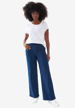 5-Pocket Wide Leg Jeans