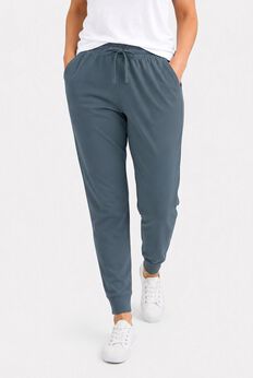 French Terry Drawstring Elastic Waistband Jogger
