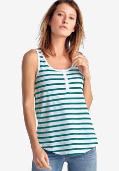 Knit Henley Tank