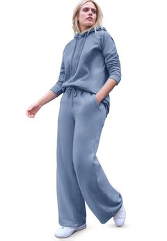 Hooded Fleece Boxy Sweatshirt