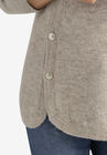 Button Trim Pullover Sweater, , alternate image number null