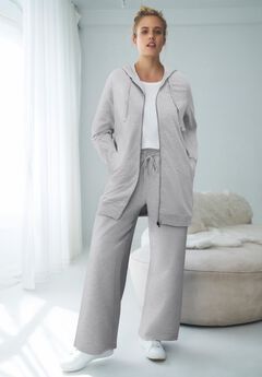 Wide Leg French Terry Sweatpant