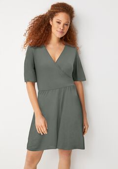 Flutter Sleeve Surplice Romper