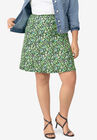 Print A-Line Skirt, , alternate image number null