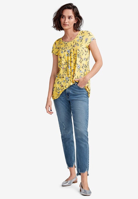 Smocked Tunic, , alternate image number null
