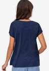 Graphic Scoop Neck Tee, , on-hover image number null