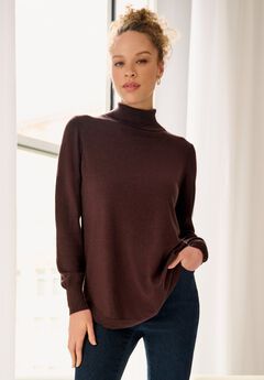 Thanksgiving Plus Size Turtleneck Tops