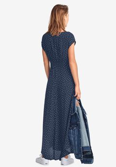 Tie-Front Maxi Dress