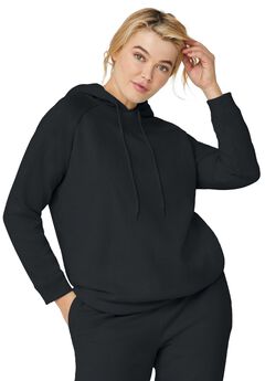 Hooded Fleece Boxy Sweatshirt
