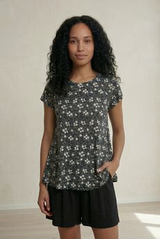 Relaxed Fit Elastic Waistband Stretch Jersey Shorts