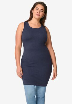 Plus Size Sleeveless Tunic