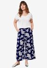 Wide-Leg Crop Pants, , alternate image number null