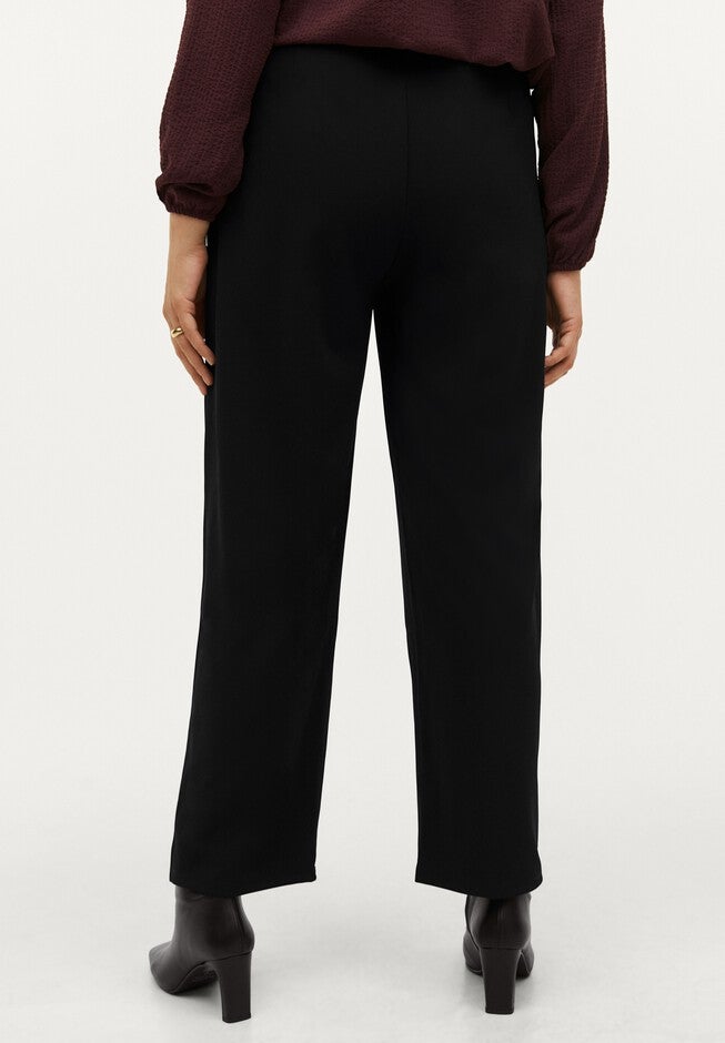 Pull On Relaxed Straight Leg Pant, BLACK, on-hover image number null